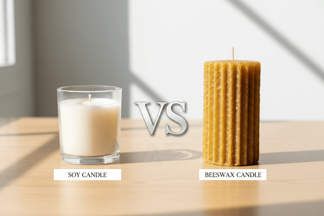 Beeswax vs. Soy Candles: Which is the Cleanest Burn? - Queen B Candles NZ